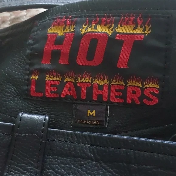 CHAPS HOT LEATHERS SZ M - Picture 3 of 17